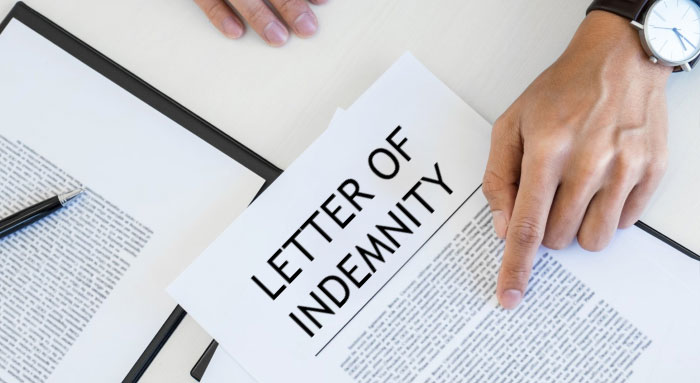 LOI - Letter of Indemnity